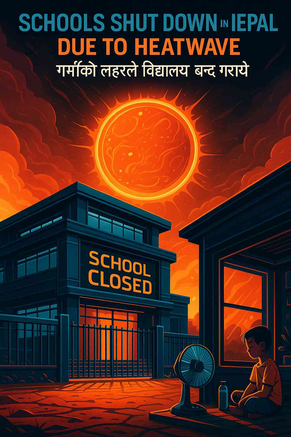 Schools Shut Down in Nepal Due to Heatwave
